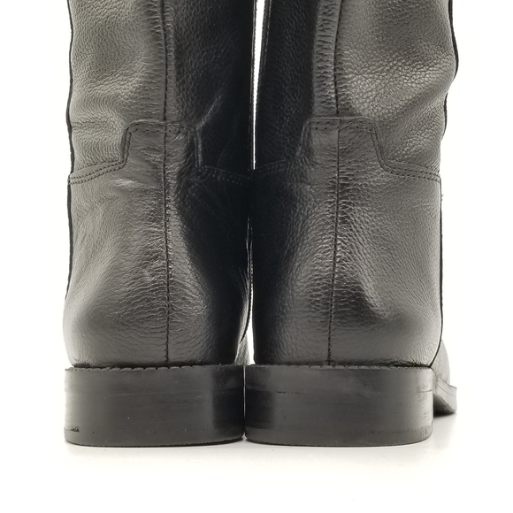 NEW Franco Sarto Christoff Black Riding Boots Sz 7 - Picture 3 of 8